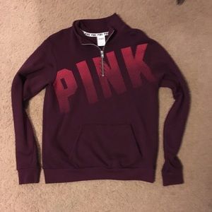 PINK Quarter Zip NWOT
